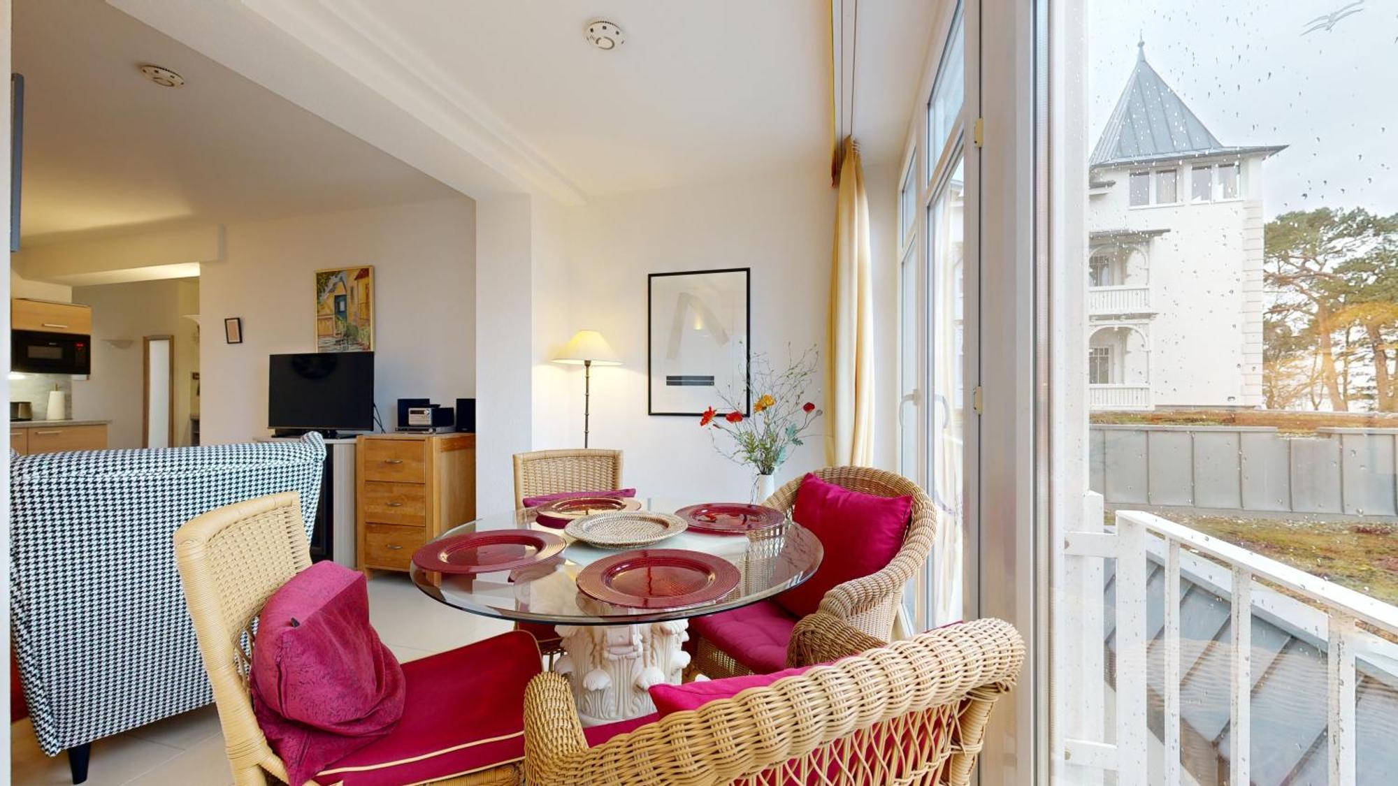 Fewo Direkt Am Strand Mit Suedbalkon, Villa Freia 13, Остзебад Бинц Экстерьер фото